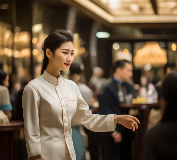 文璞酒店餐饮服务员，职业与责任的桥梁